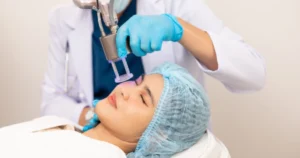 Women Receiving CoolPeel treatment in Costa Mesa, CA