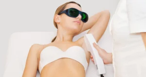 Women receiving Laser Hair Removal treatment in Costa Mesa, CA